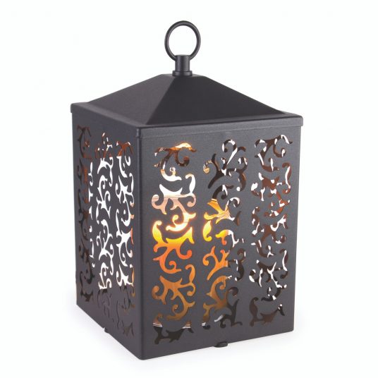 BLACK COTTAGE LANTERN