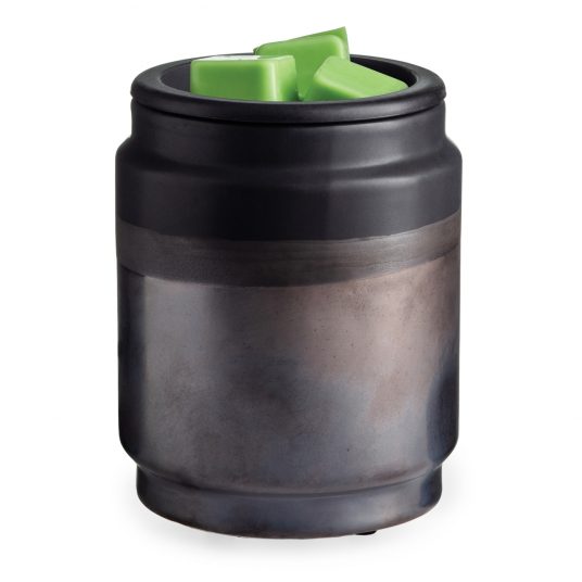 BLACK DIPPED FLIP DISH WAX WARMER
