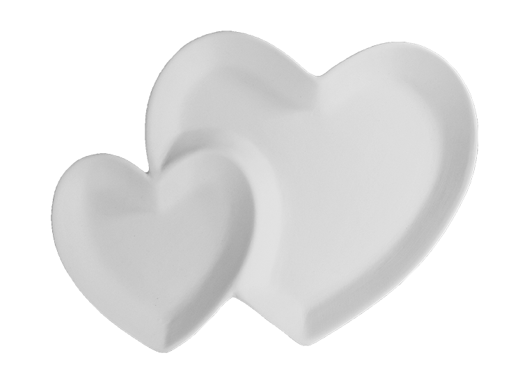 DOUBLE HEART DISH