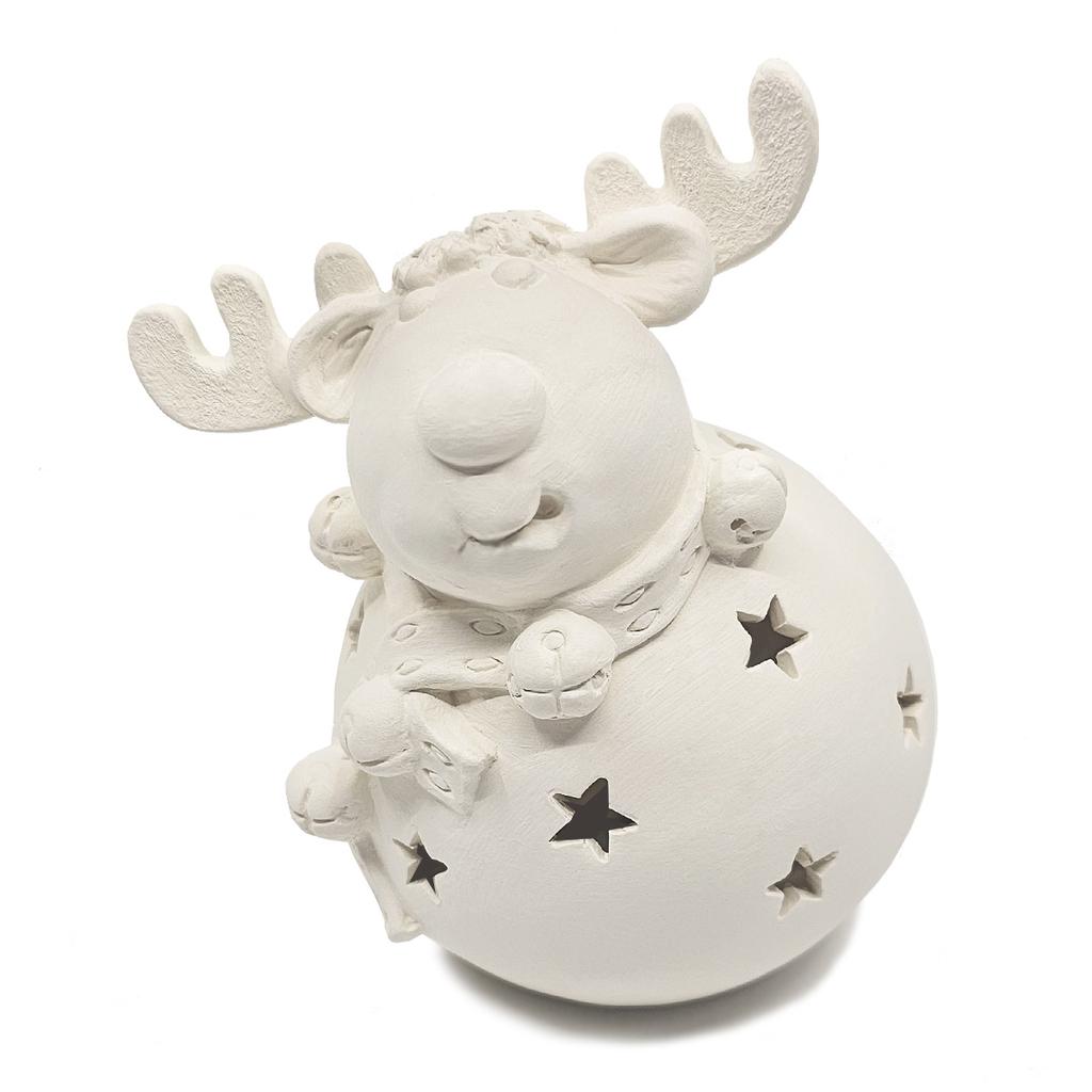 PUDGY REINDEER LANTERN
