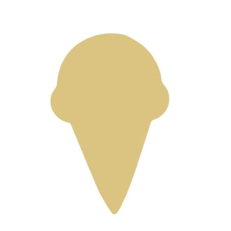 ICE CREAM CONE WOOD ADD ON UniqueCreationsJC
