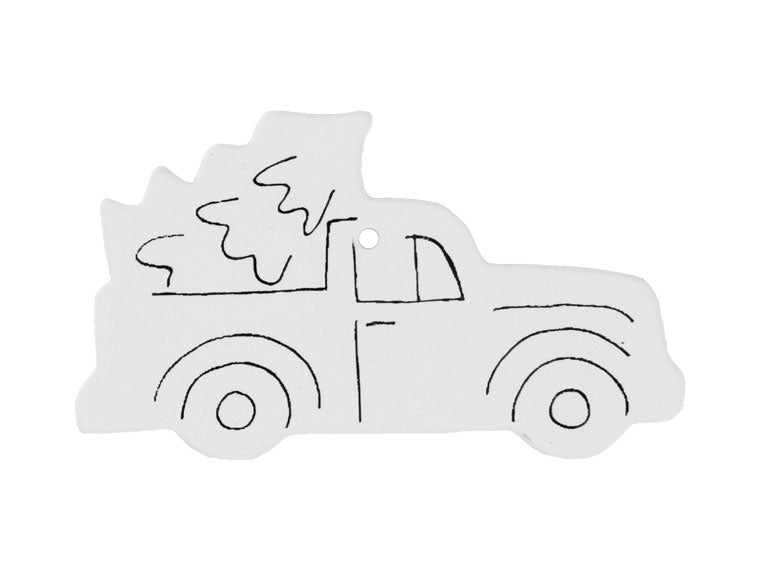 DETAILED VINTAGE TRUCK ORNAMENT