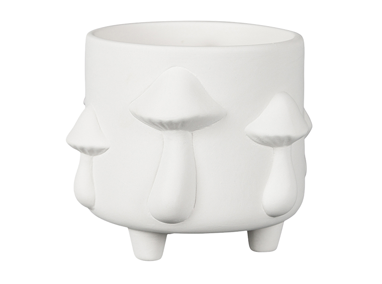 MUSHROOM FOOTED CONTAINER