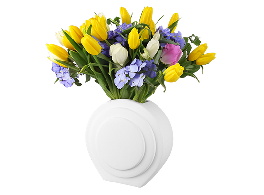ART DECO BUTTON VASE