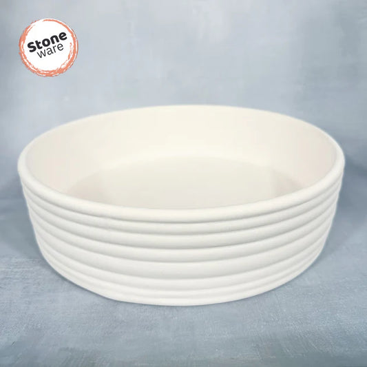 STONEWARE CASSEROLE BOWL