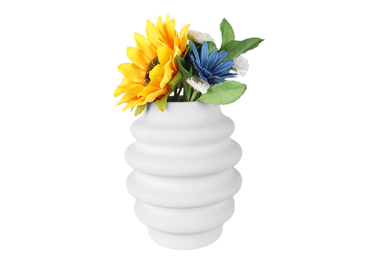 CURVY LAYERED VASE