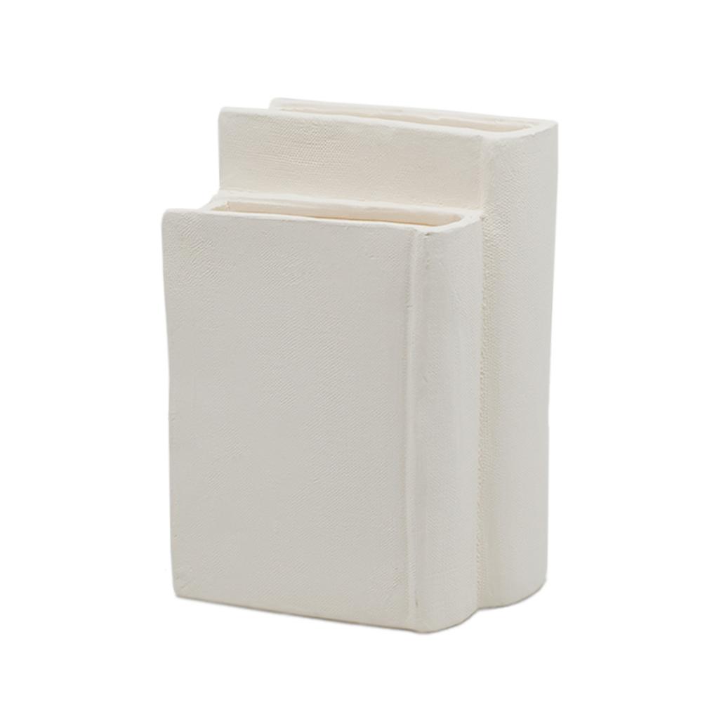 STACKED BOOK VASE