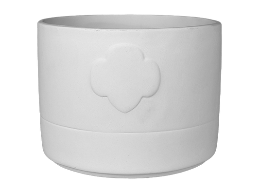 GIRL SCOUT TREFOIL CROCK