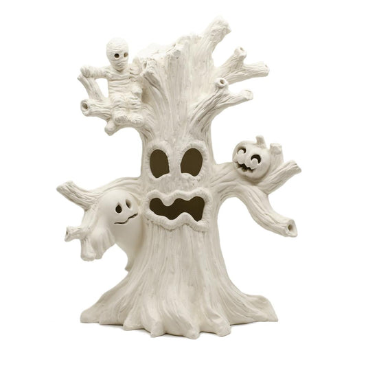 HAUNTED HALLOWEEN TREE LIGHT-UP