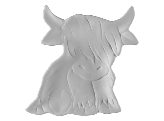 HIGHLAND COW DISH