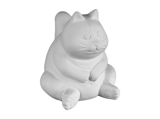 PLUMP CAT FIGURINE