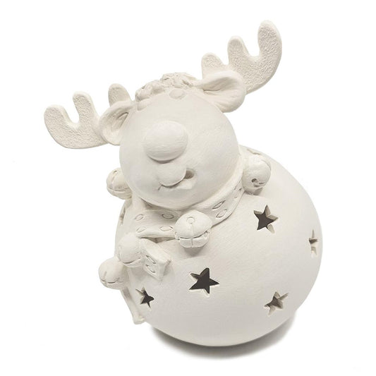 PUDGY REINDEER LANTERN