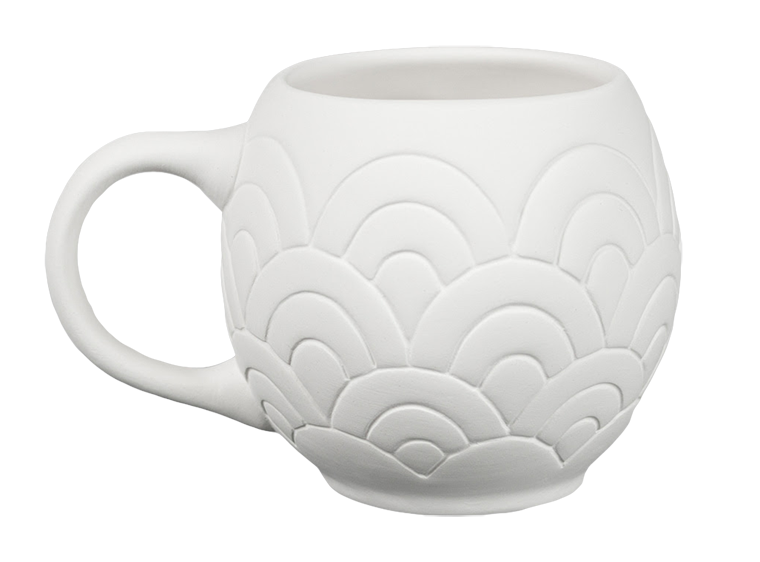 SCALLOPED MUG