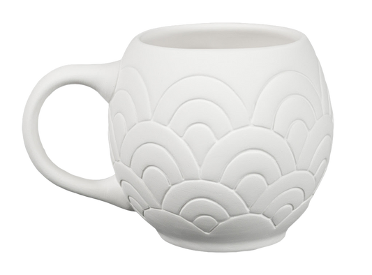 SCALLOPED MUG