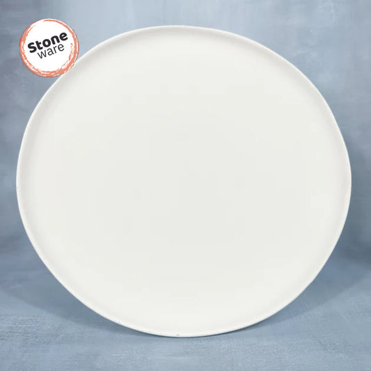 STONEWARE POTTER DINNER PLATE