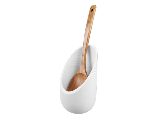STONEWARE STANDING SPOON REST
