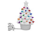 SMALL LIGHTED CHRISTMAS TREE