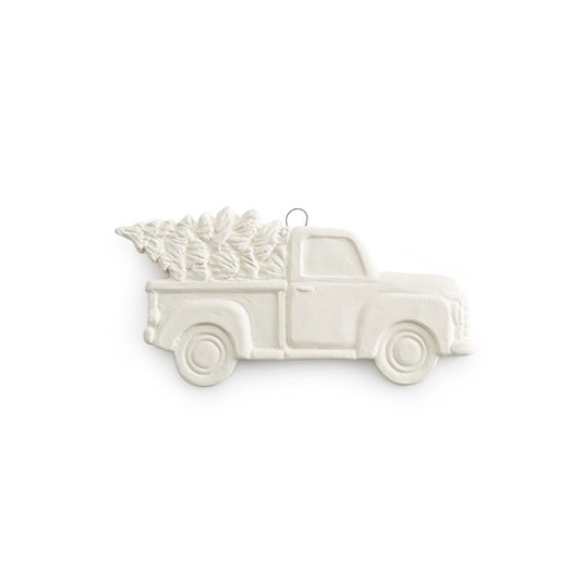 TRUCK WITH TREE ORNAMENT