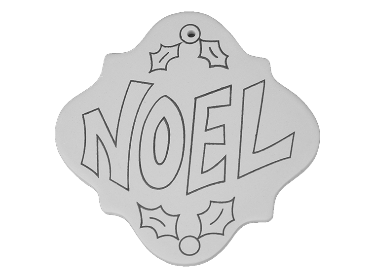 DETAILED NOEL ORNAMENT