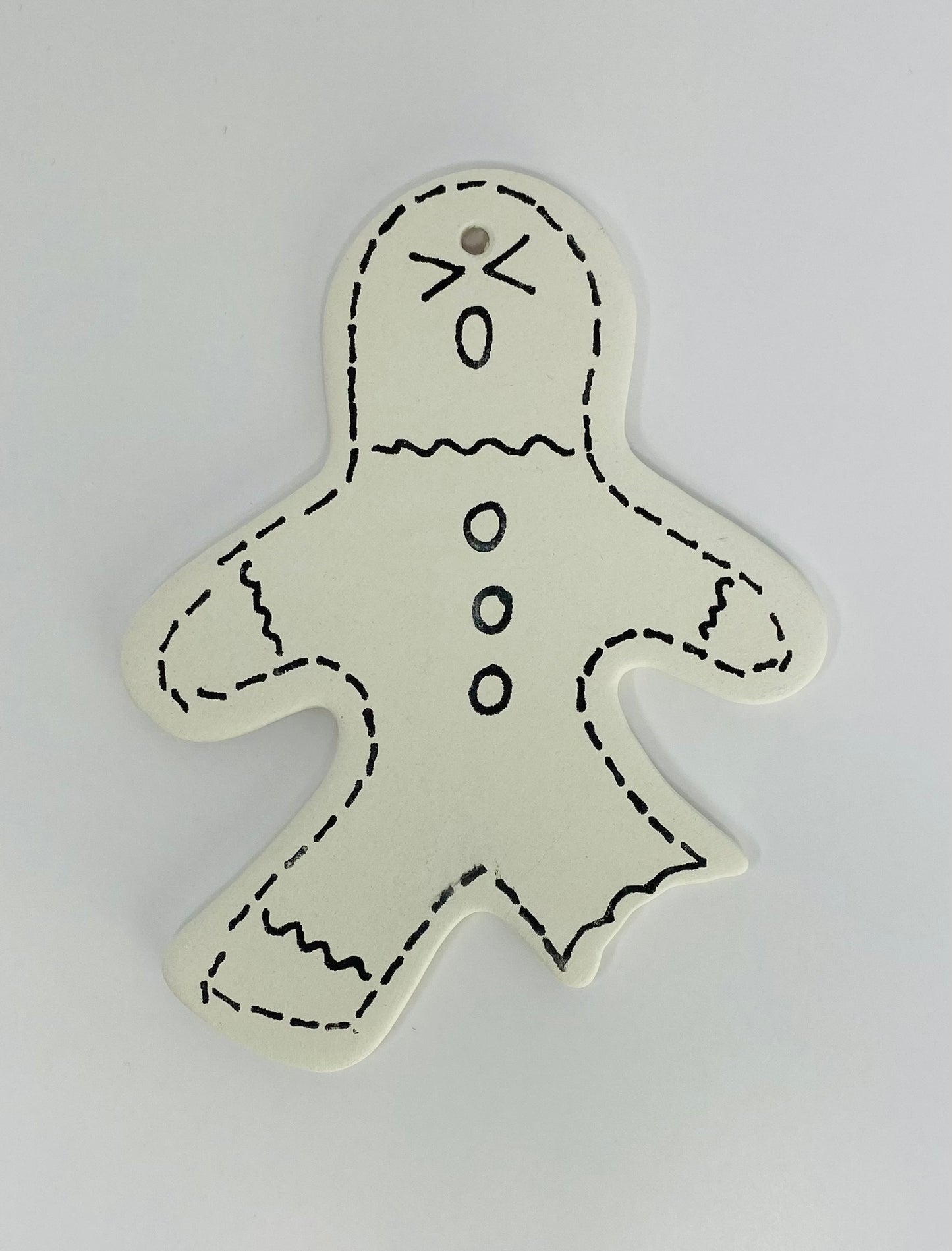 DETAILED BITE ME GINGERBREAD ORNAMENT