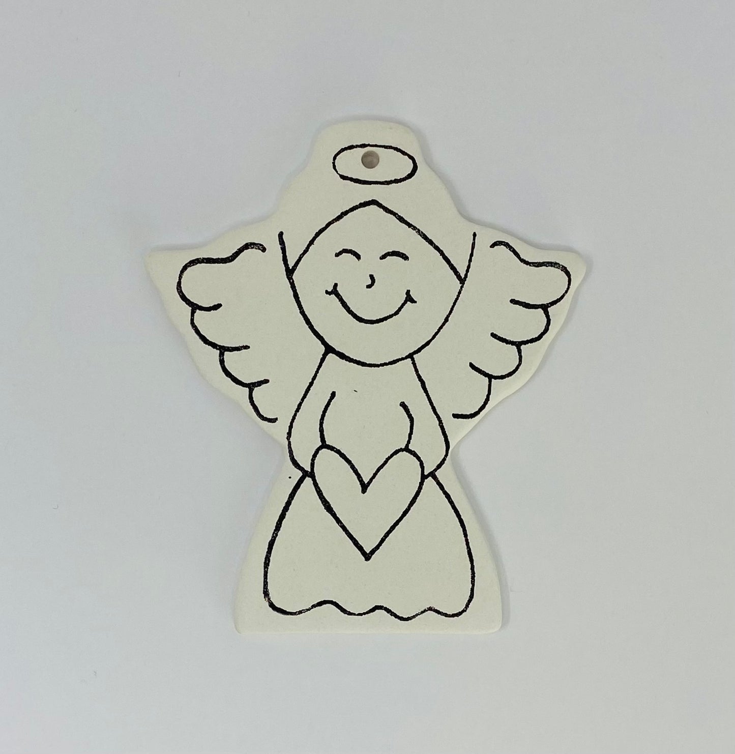 DETAILED TREETOP ANGEL ORNAMENT