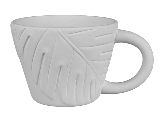 MONSTERA LEAF LATTE MUG
