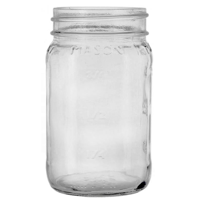 PYO LARGE MASON JAR 12 OZ