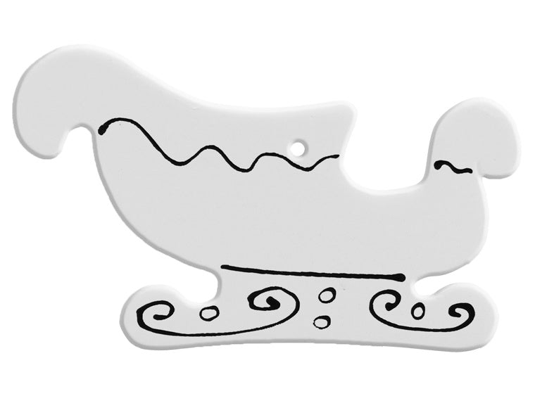 DETAILED SLEIGH ORNAMENT