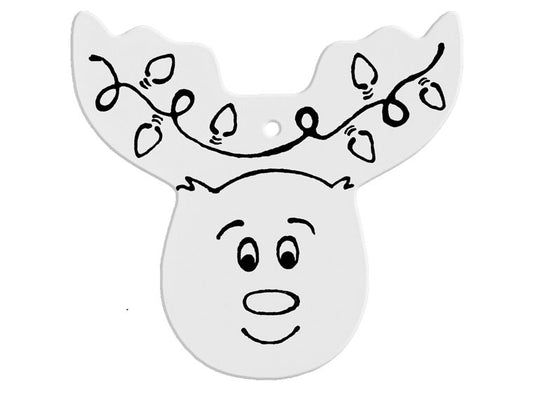 DETAILED REINDEER HEAD ORNAMENT